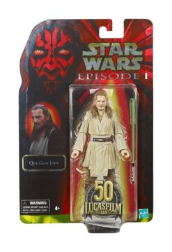 Hasbro Star Wars The Black Series Qui-Gon Jinn The Phantom Menace Lucasfilm 50th Anniversary Figure