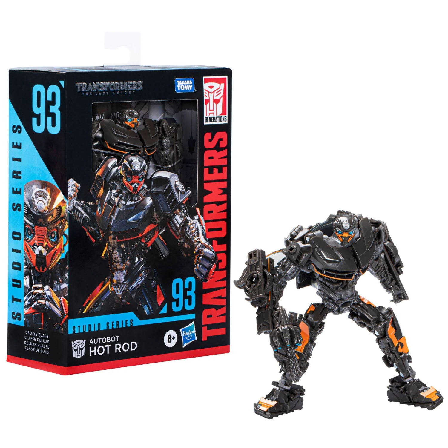 Hasbro Transformers Studio Series 93 Deluxe Class Transformers: The Last Knight Autobot Hot Rod 3 Hasbro Transformers Studio Series 93 Deluxe Class Transformers: The Last Knight Autobot Hot Rod