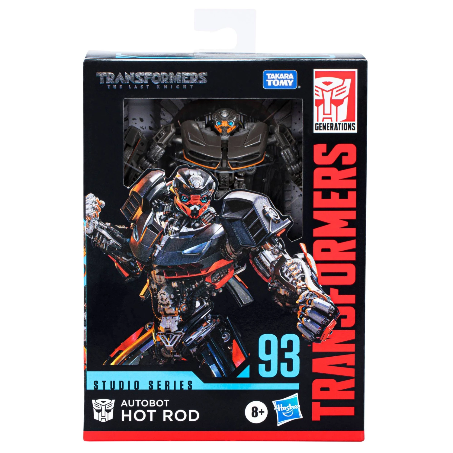 Hasbro Transformers Studio Series 93 Deluxe Class Transformers: The Last Knight Autobot Hot Rod 7 Hasbro Transformers Studio Series 93 Deluxe Class Transformers: The Last Knight Autobot Hot Rod - Image 5