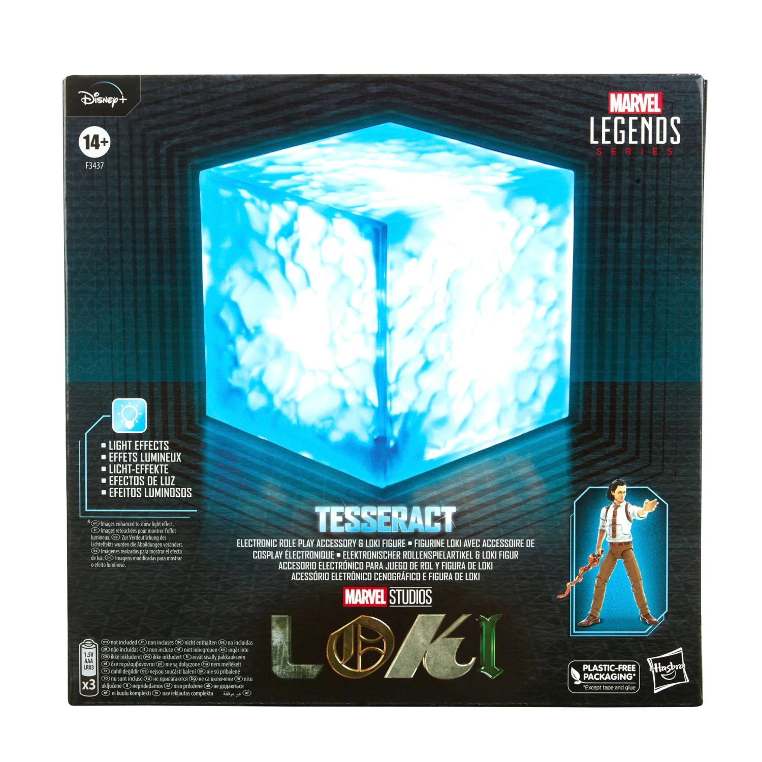 Hasbro Marvel Legends Series Tesseract Electronic Role Play Accessory With Light FX And Loki Figure 4 Hasbro Marvel Legends Series Tesseract Electronic Role Play Accessory With Light FX And Loki Figure - Image 2