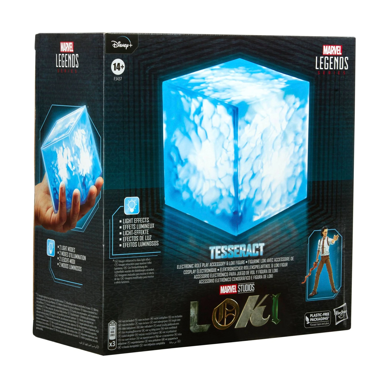 Hasbro Marvel Legends Series Tesseract Electronic Role Play Accessory With Light FX And Loki Figure 5 Hasbro Marvel Legends Series Tesseract Electronic Role Play Accessory With Light FX And Loki Figure - Image 3