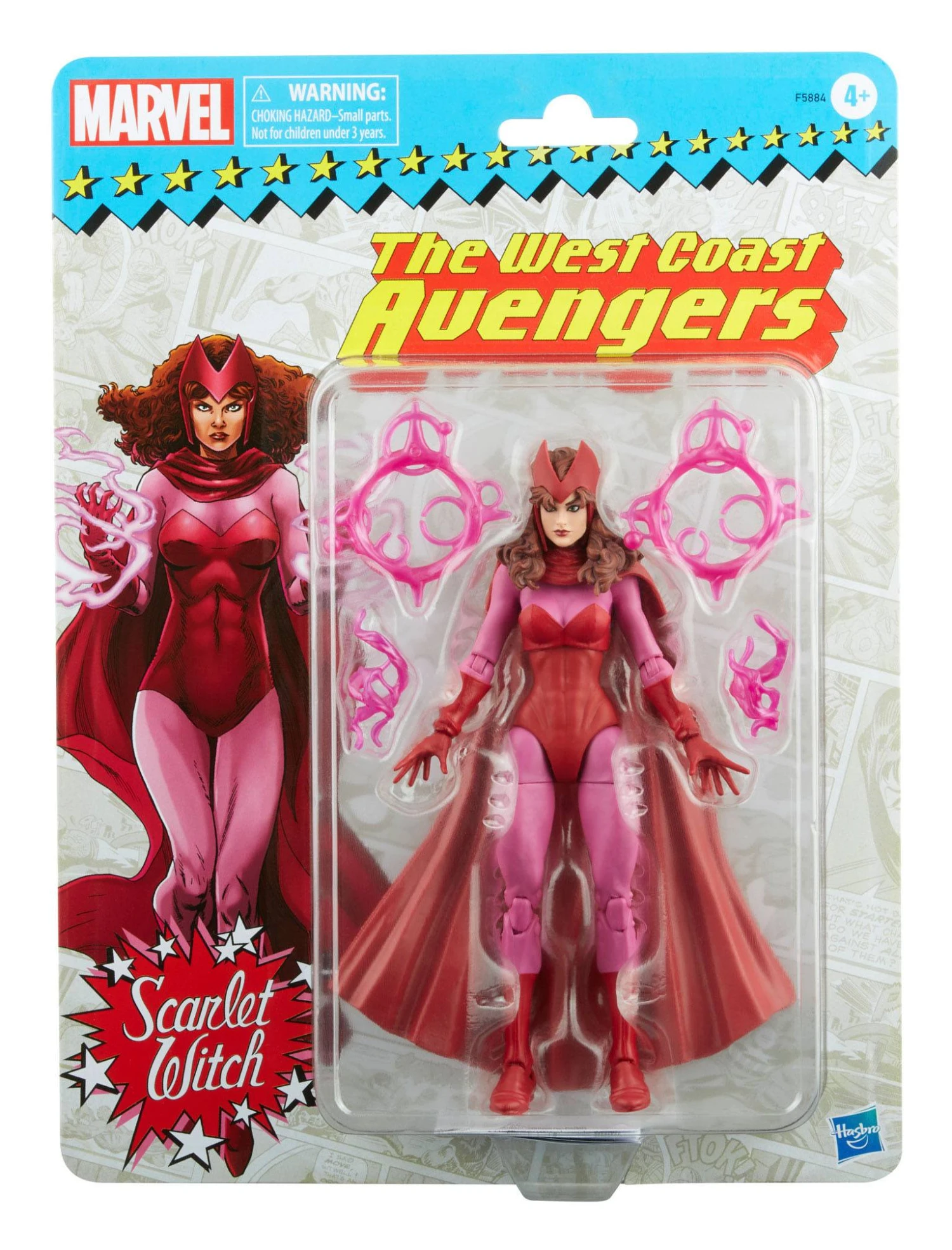 Hasbro Marvel Legends Series Scarlet Witch Retro Action Figure 3 Hasbro Marvel Legends Series Scarlet Witch Retro Action Figure