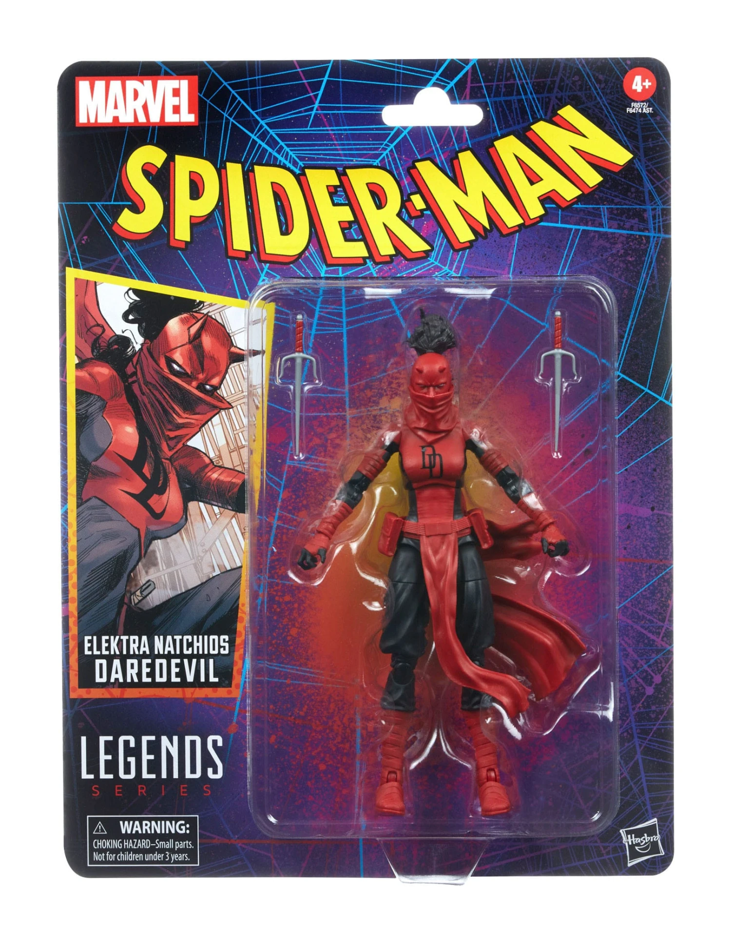 Marvel Legends Retro Spider-Man Elektra Natchios Daredevil 3 Marvel Legends Retro Spider-Man Elektra Natchios Daredevil