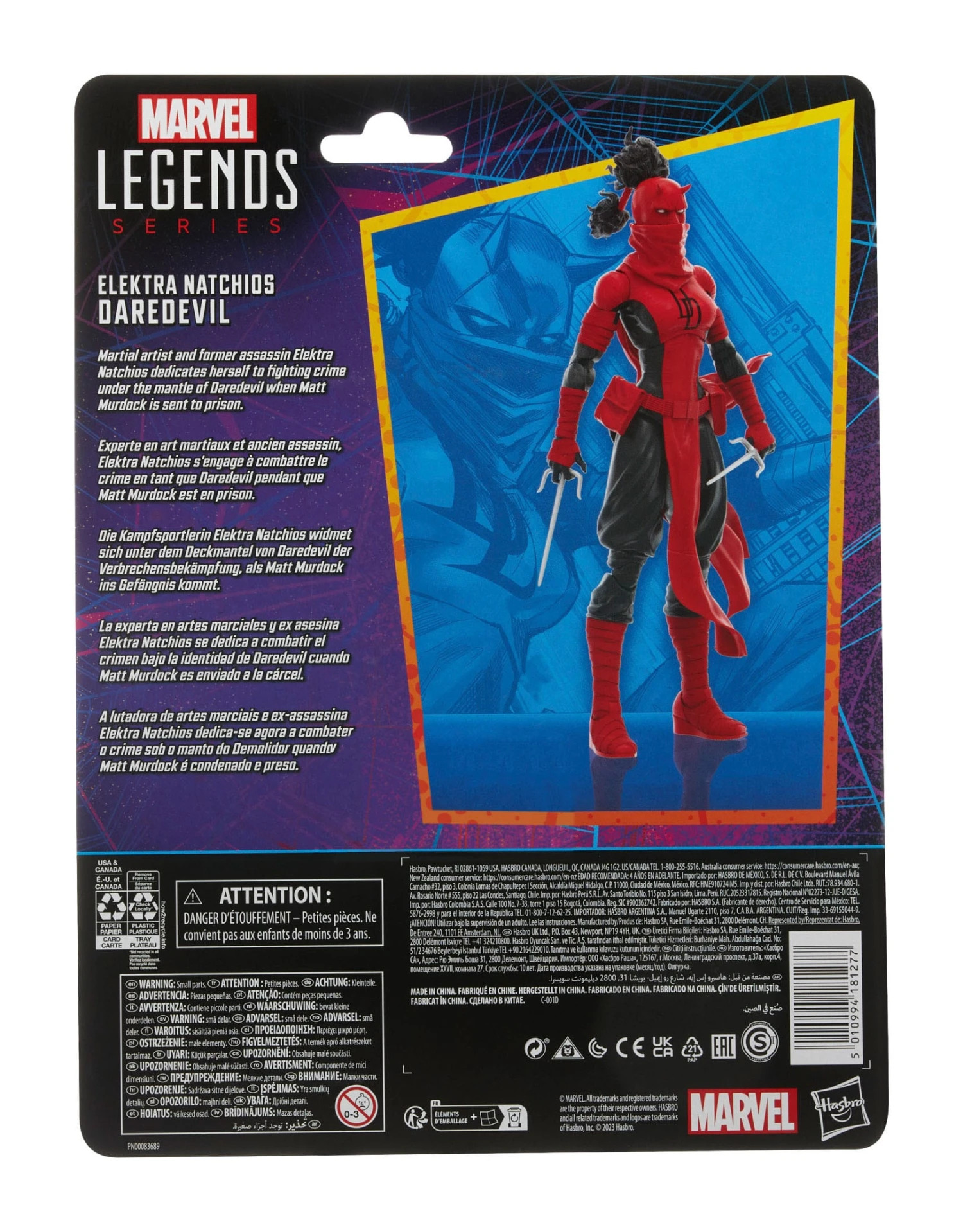 Marvel Legends Retro Spider-Man Elektra Natchios Daredevil 5 Marvel Legends Retro Spider-Man Elektra Natchios Daredevil - Image 3