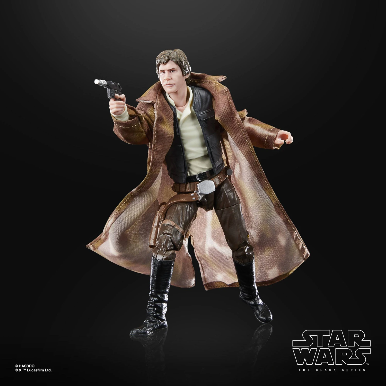 Hasbro Star Wars The Black Series Return Of The Jedi 40th Anniversary Han Solo (Endor) Action Figure 6 Hasbro Star Wars The Black Series Return Of The Jedi 40th Anniversary Han Solo (Endor) Action Figure - Image 4