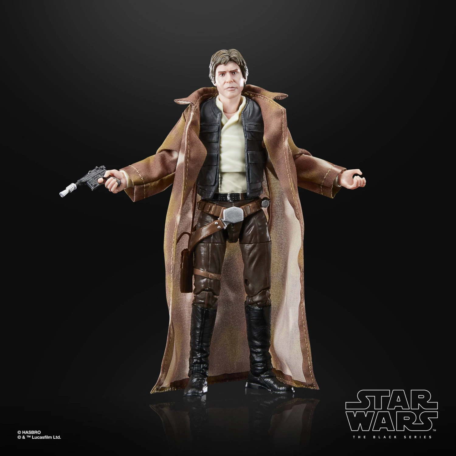 Hasbro Star Wars The Black Series Return Of The Jedi 40th Anniversary Han Solo (Endor) Action Figure 9 Hasbro Star Wars The Black Series Return Of The Jedi 40th Anniversary Han Solo (Endor) Action Figure - Image 7