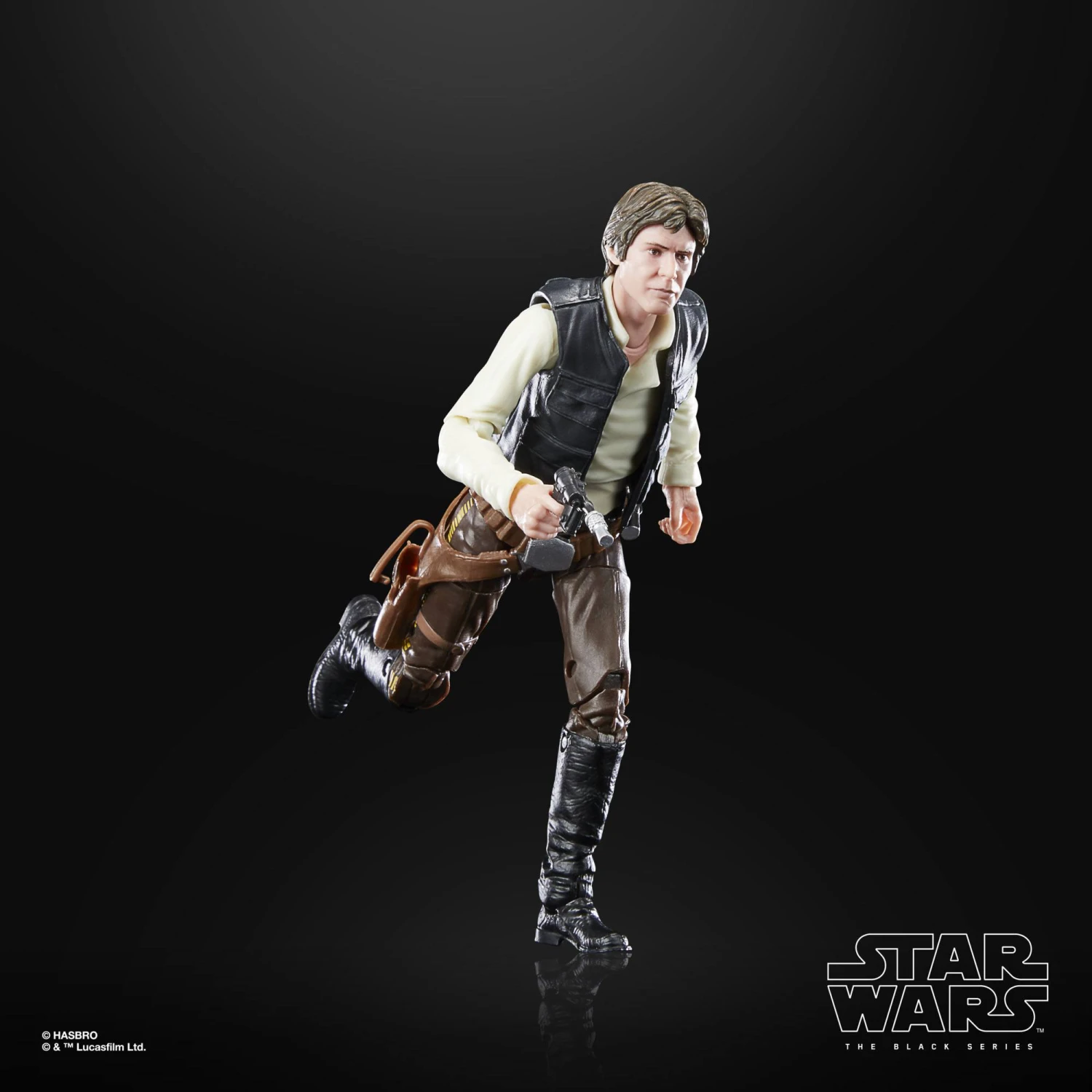 Hasbro Star Wars The Black Series Return Of The Jedi 40th Anniversary Han Solo (Endor) Action Figure 11 Hasbro Star Wars The Black Series Return Of The Jedi 40th Anniversary Han Solo (Endor) Action Figure - Image 9