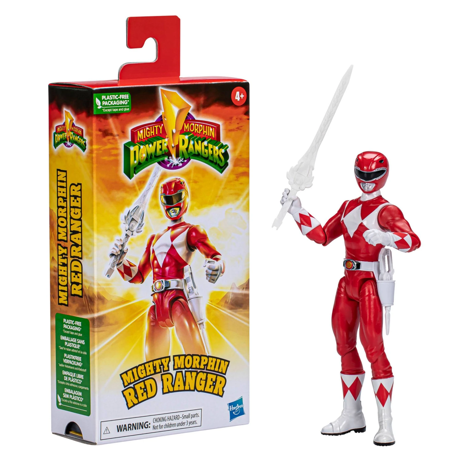 Power Rangers Mighty Morphin Red Ranger Action Figure 3 Power Rangers Mighty Morphin Red Ranger Action Figure