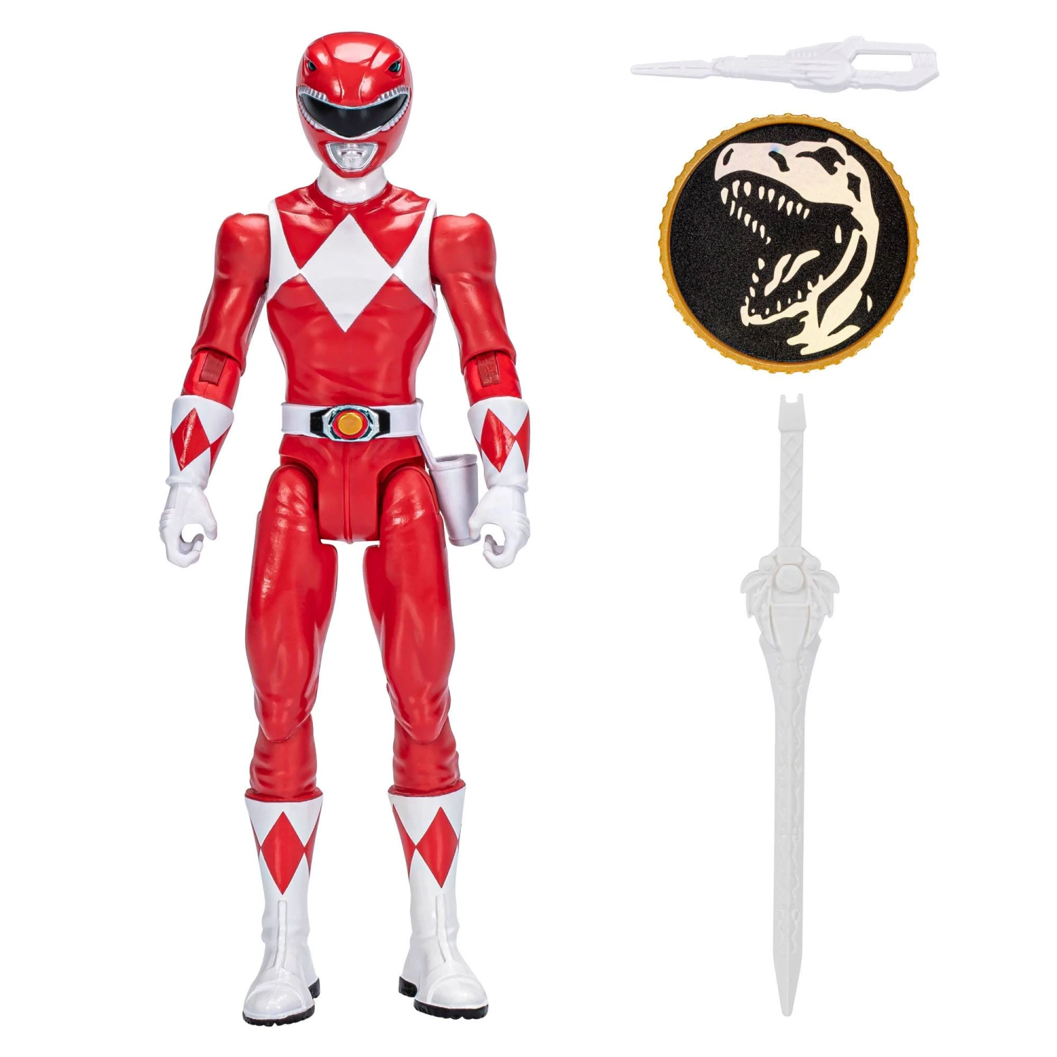 Power Rangers Mighty Morphin Red Ranger Action Figure 4 Power Rangers Mighty Morphin Red Ranger Action Figure - Image 2