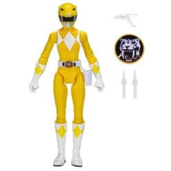 Power Rangers Mighty Morphin Yellow Ranger Action Figure -Toy Sale Store hr hasf7421 c