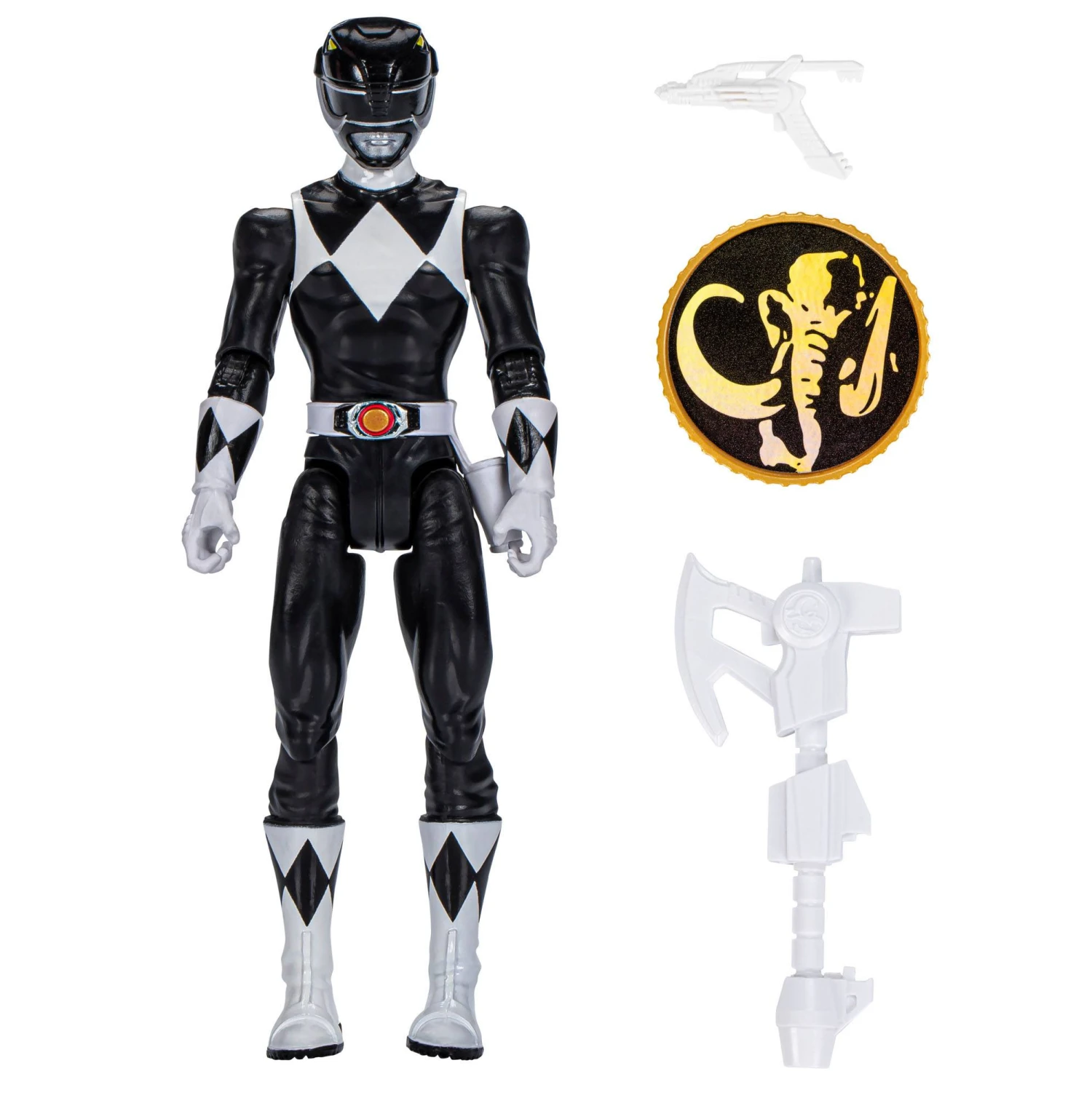 Power Rangers Mighty Morphin Black Ranger Action Figure 4 Power Rangers Mighty Morphin Black Ranger Action Figure - Image 2