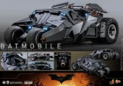 Hot Toys The Dark Knight Trilogy Movie Masterpiece 1/6 Scale 73cm Batmobile -Toy Sale Store hr hot908080 m