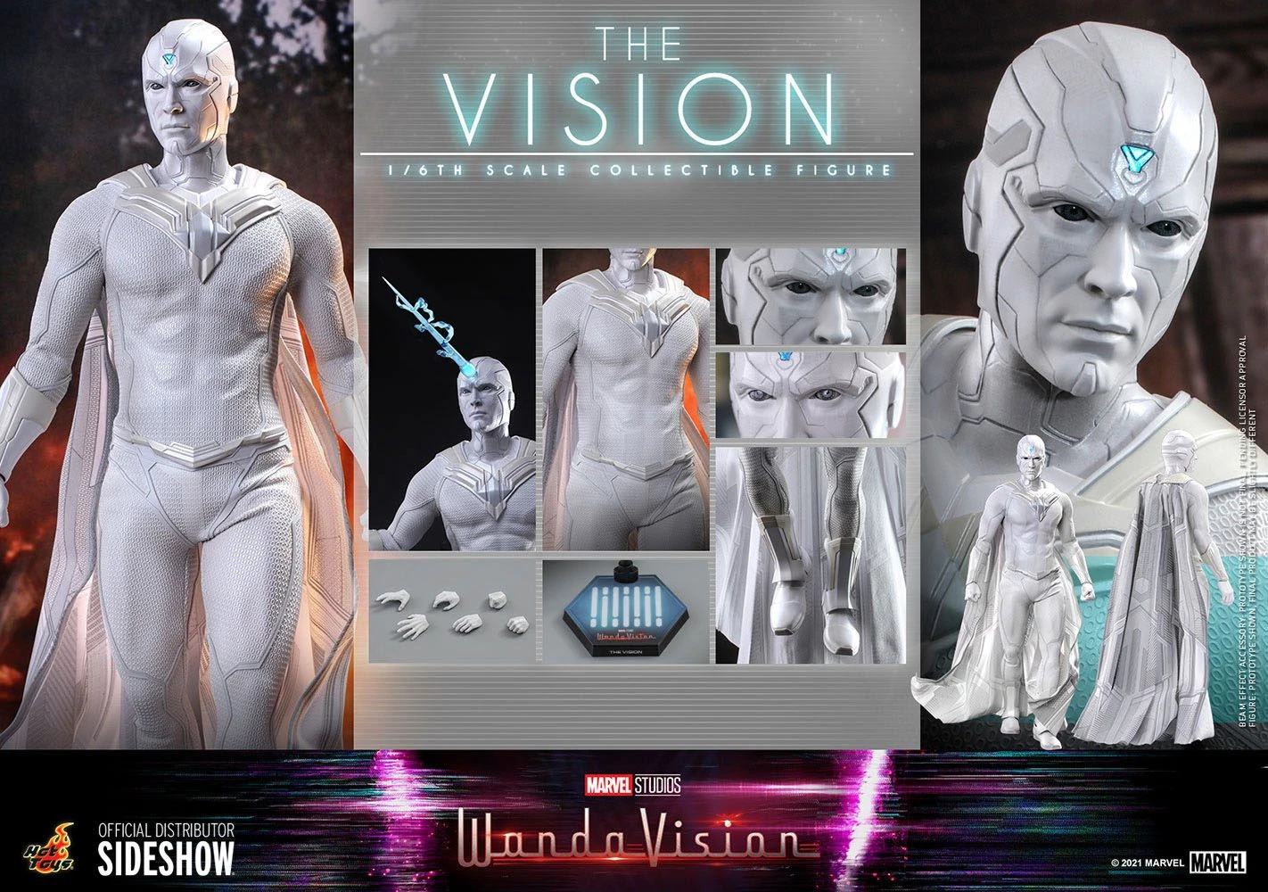 Hot Toys Wandavision 1/6 Scale Action Figure - The Vision 4 Hot Toys Wandavision 1/6 Scale Action Figure - The Vision - Image 2