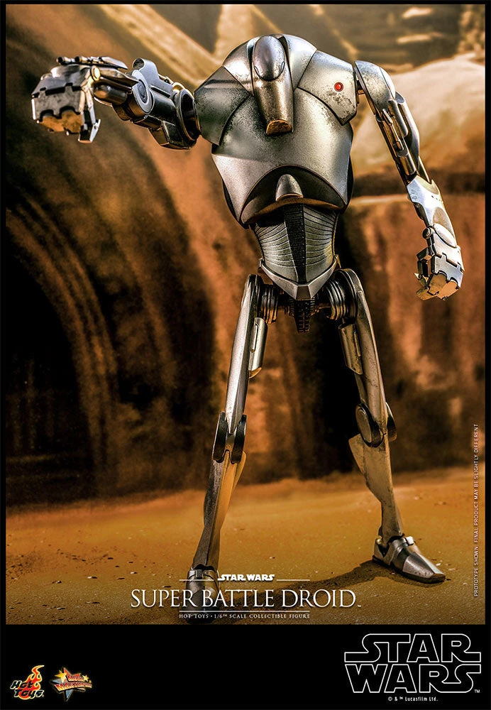 Hot Toys Star Wars Attack Of The Clones 20th Anniversary 1/6 Scale Super Battle Droid 7 Hot Toys Star Wars Attack Of The Clones 20th Anniversary 1/6 Scale Super Battle Droid - Image 5