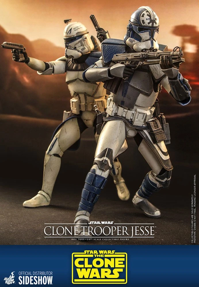Hot Toys Star Wars The Clone Wars Clone Trooper Jesse 1/6th Scale Figure 16 Hot Toys Star Wars The Clone Wars Clone Trooper Jesse 1/6th Scale Figure - Image 14