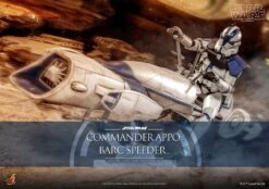 Hot Toys 1:6 Star Wars The Clone Wars Commander Appo With BARC Speeder
