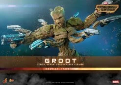 Hot Toys Guardians Of The Galaxy Vol. 3 Groot 1/6th Scale Deluxe Figure -Toy Sale Store hr hot9123092 e