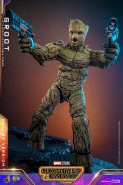 Hot Toys Guardians Of The Galaxy Vol. 3 Groot 1/6th Scale Deluxe Figure -Toy Sale Store hr hot9123092 f