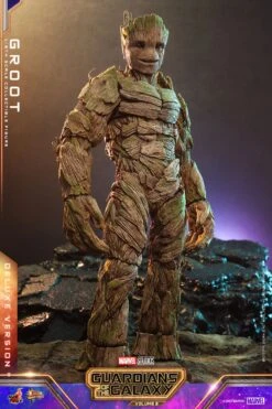 Hot Toys Guardians Of The Galaxy Vol. 3 Groot 1/6th Scale Deluxe Figure -Toy Sale Store hr hot9123092 g