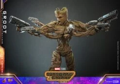 Hot Toys Guardians Of The Galaxy Vol. 3 Groot 1/6th Scale Deluxe Figure -Toy Sale Store hr hot9123092 o