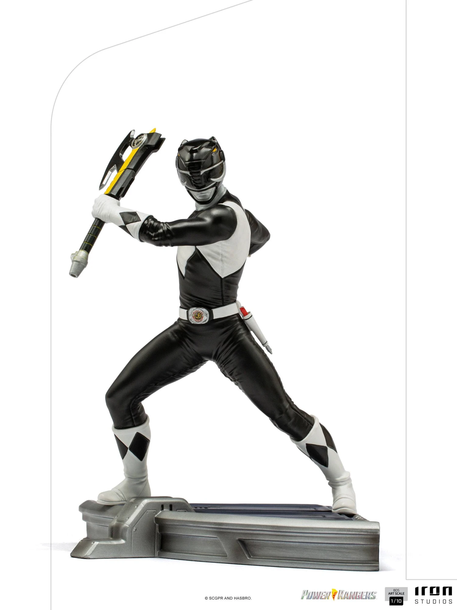 Iron Studios Power Rangers BDS 1/10 Art Scale Statue Black Ranger 15 Iron Studios Power Rangers BDS 1/10 Art Scale Statue Black Ranger - Image 13