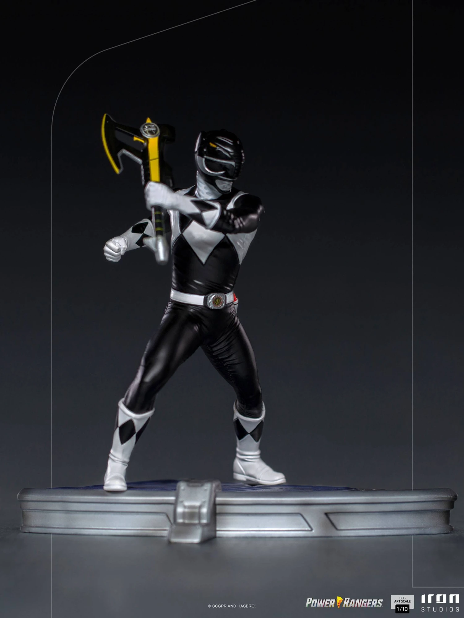 Iron Studios Power Rangers BDS 1/10 Art Scale Statue Black Ranger 8 Iron Studios Power Rangers BDS 1/10 Art Scale Statue Black Ranger - Image 6