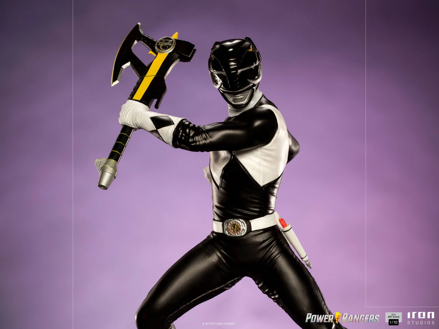 Iron Studios Power Rangers BDS 1/10 Art Scale Statue Black Ranger 9 Iron Studios Power Rangers BDS 1/10 Art Scale Statue Black Ranger - Image 7