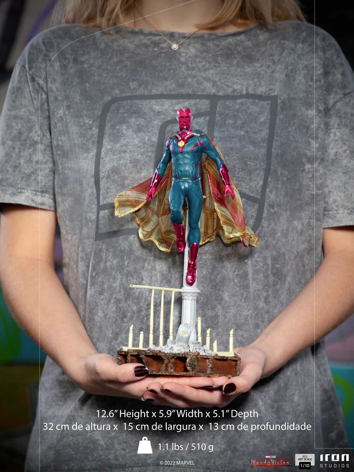 Iron Studios 1/10 Art Scale Statue WandaVision - Vision 5 Iron Studios 1/10 Art Scale Statue WandaVision - Vision - Image 3