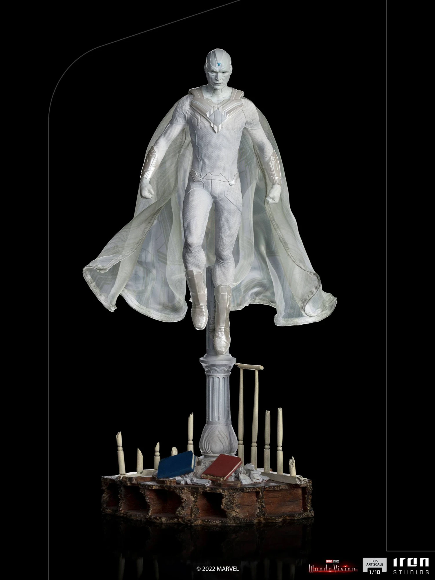 Iron Studios 1/10 Art Scale Statue WandaVision - White Vision 6 Iron Studios 1/10 Art Scale Statue WandaVision - White Vision - Image 4