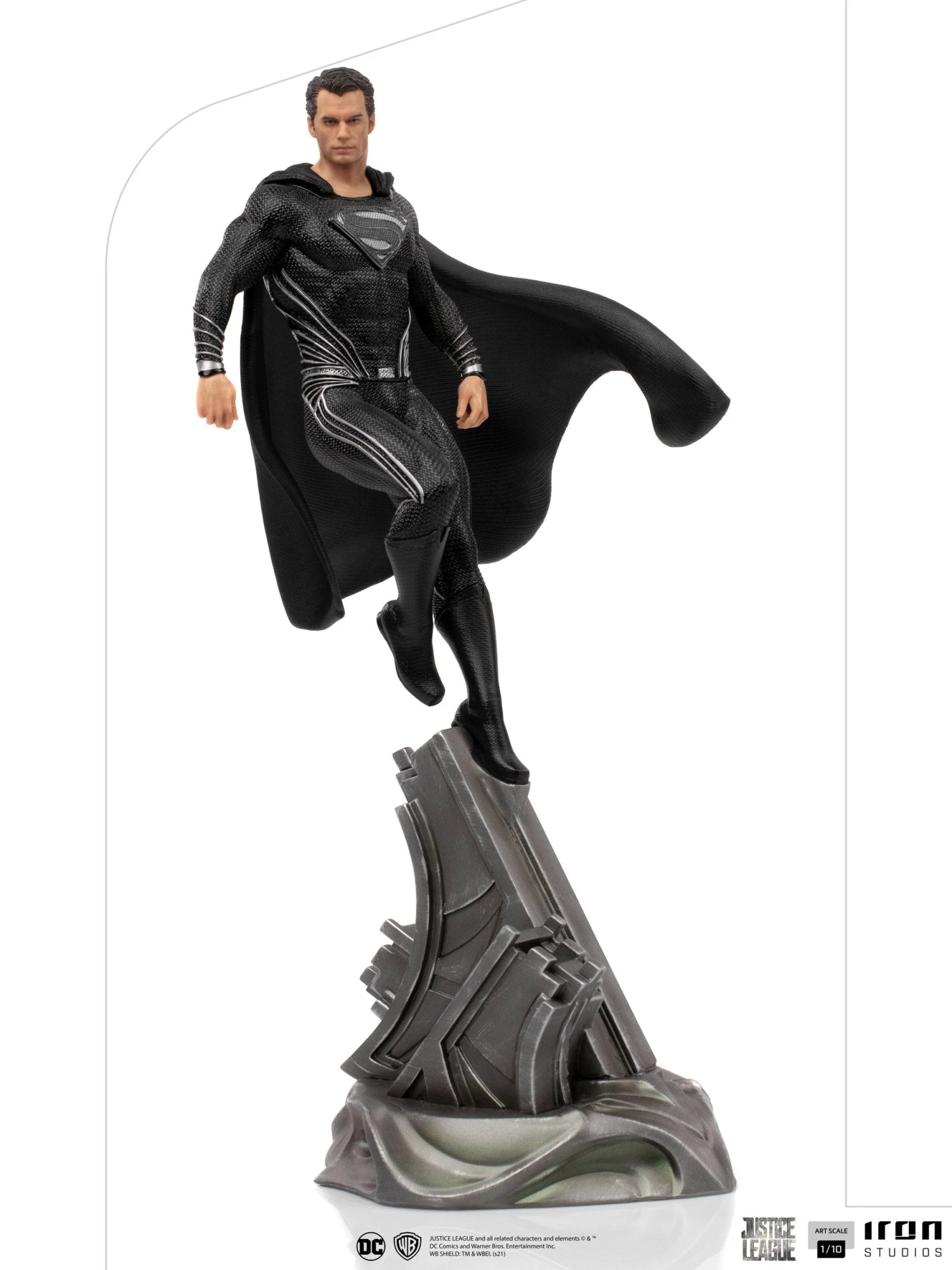 Iron Studios Zack Snyder's Justice League Art Scale Statue 1/10 Superman Black Suit 30 Cm 3 Iron Studios Zack Snyder's Justice League Art Scale Statue 1/10 Superman Black Suit 30 Cm