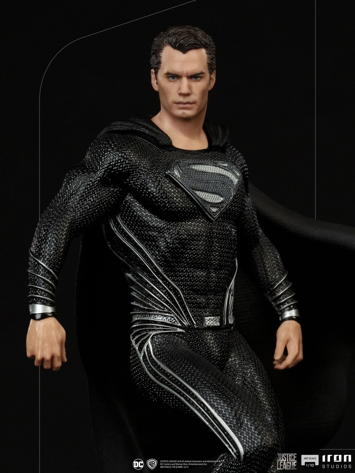 Iron Studios Zack Snyder's Justice League Art Scale Statue 1/10 Superman Black Suit 30 Cm 9 Iron Studios Zack Snyder's Justice League Art Scale Statue 1/10 Superman Black Suit 30 Cm - Image 7