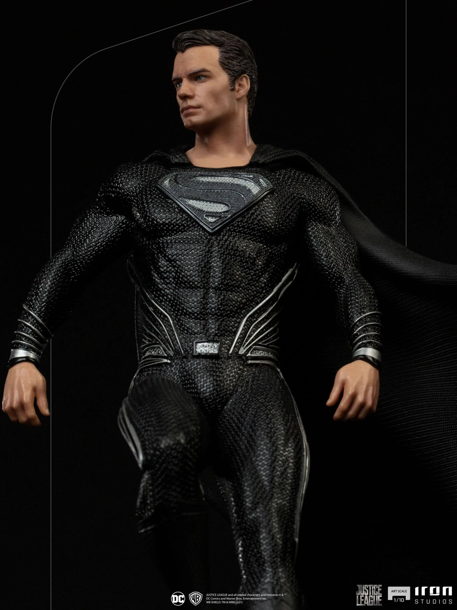 Iron Studios Zack Snyder's Justice League Art Scale Statue 1/10 Superman Black Suit 30 Cm 11 Iron Studios Zack Snyder's Justice League Art Scale Statue 1/10 Superman Black Suit 30 Cm - Image 9