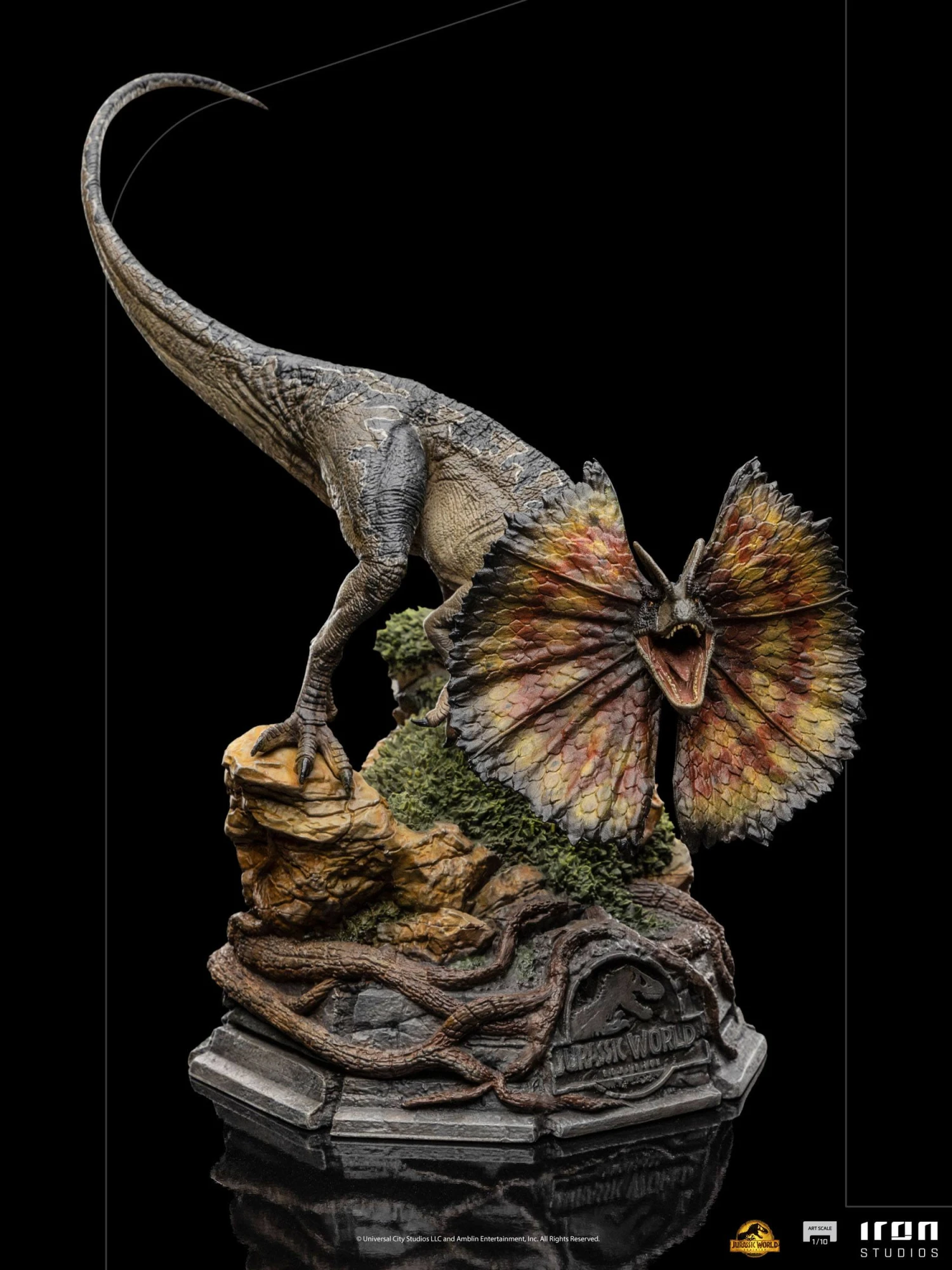 Iron Studios 1/10 Art Scale Statue Jurassic World Dominion Dilophosaurus 7 Iron Studios 1/10 Art Scale Statue Jurassic World Dominion Dilophosaurus - Image 6