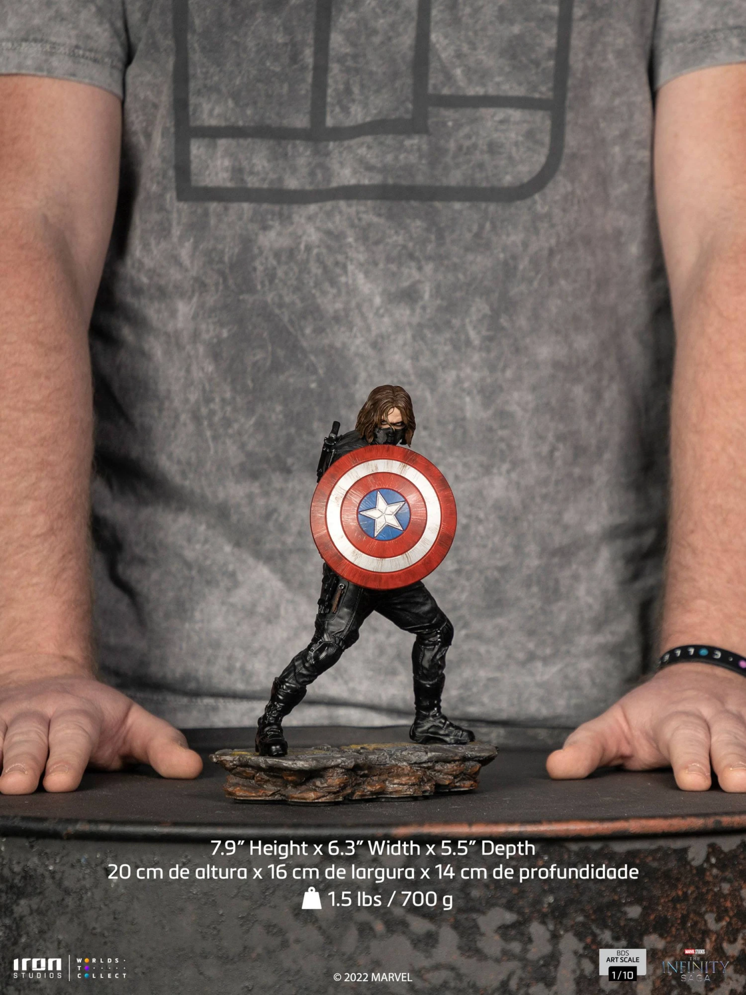 Iron Studios 1/10 Art Scale Marvel The Infinity Saga Winter Soldier 6 Iron Studios 1/10 Art Scale Marvel The Infinity Saga Winter Soldier - Image 4