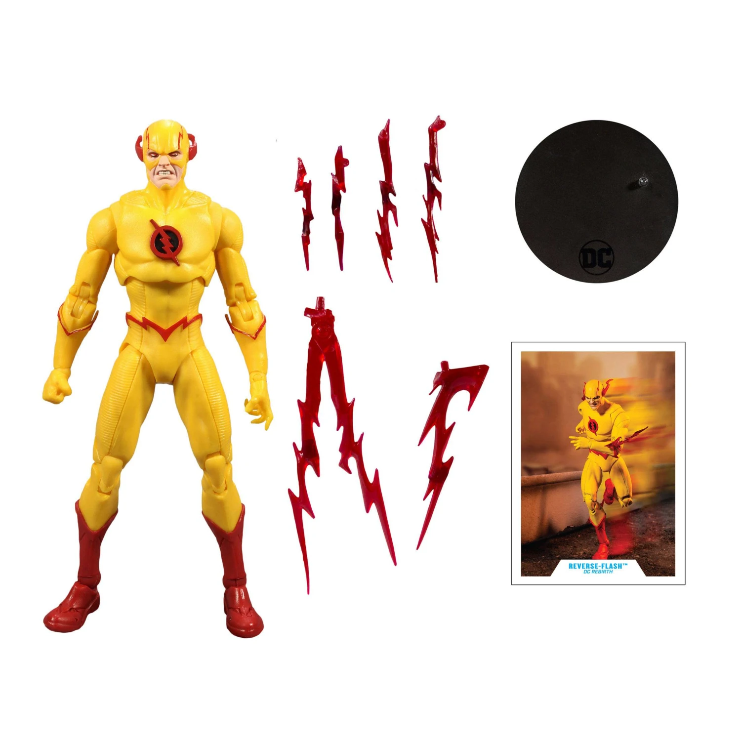 McFarlane DC Multiverse 7" Action Figure - Reverse-Flash (DC Rebirth) 4 McFarlane DC Multiverse 7" Action Figure - Reverse-Flash (DC Rebirth) - Image 2