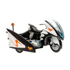 McFarlane DC Retro 1966 Batcycle With Side Car