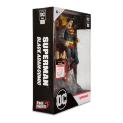 McFarlane Toys 7" Superman Action Figure With Black Adam Comic (Page Punchers) 17 McFarlane Toys 7" Superman Action Figure With Black Adam Comic (Page Punchers) -Toy Sale Store hr mcf15903 c