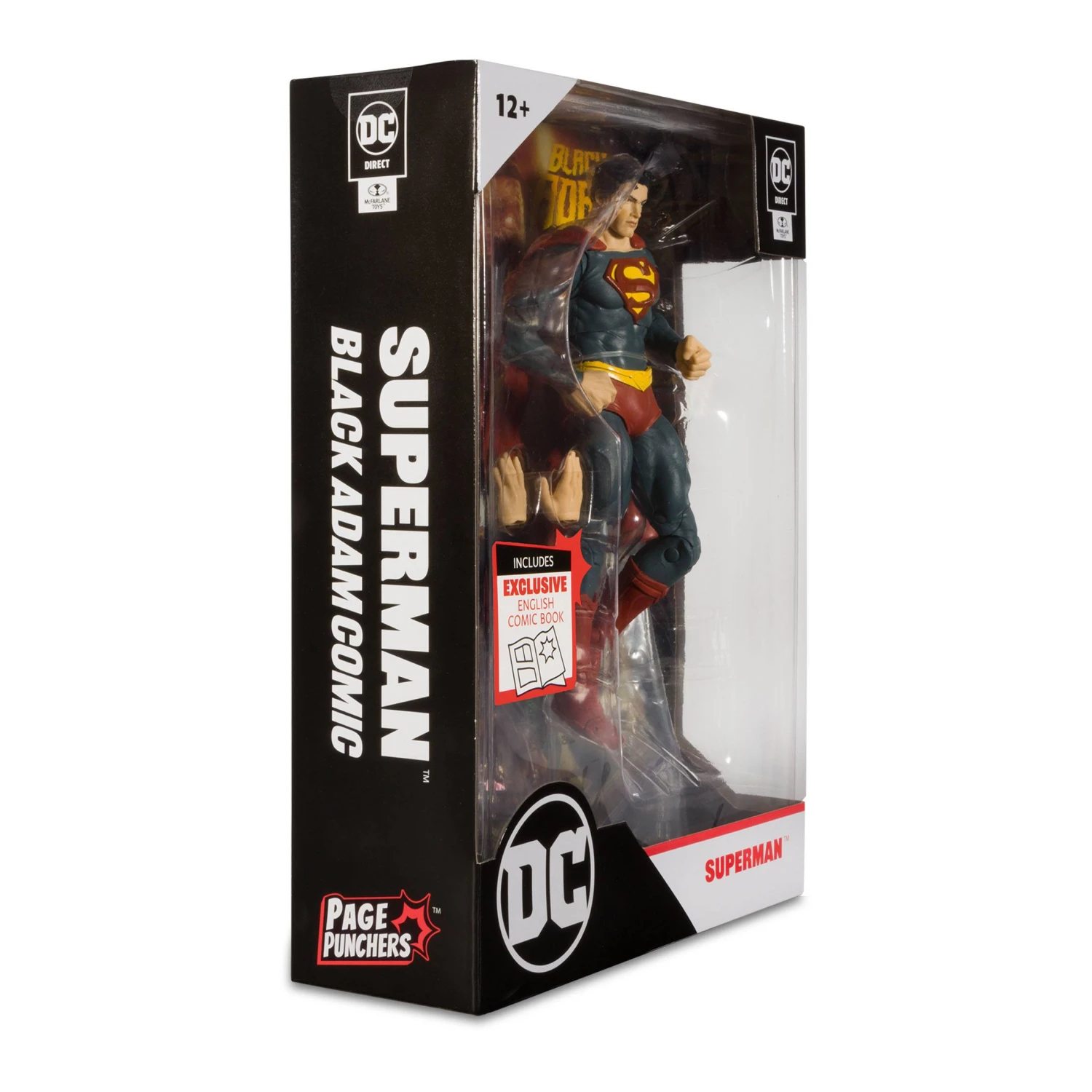 McFarlane Toys 7" Superman Action Figure With Black Adam Comic (Page Punchers) 5 McFarlane Toys 7" Superman Action Figure With Black Adam Comic (Page Punchers) - Image 3