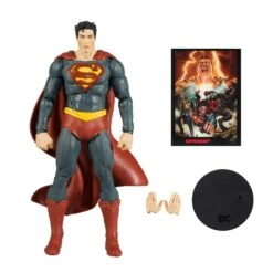 McFarlane Toys 7" Superman Action Figure With Black Adam Comic (Page Punchers) 21 McFarlane Toys 7" Superman Action Figure With Black Adam Comic (Page Punchers) -Toy Sale Store hr mcf15903 g
