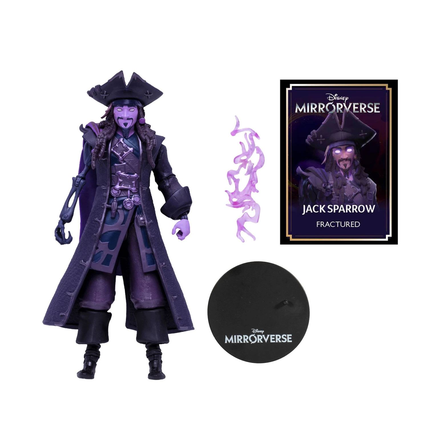 McFarlane Disney Mirrorverse 7" Figure - Jack Sparrow (Fractured) (Gold Label) 6 McFarlane Disney Mirrorverse 7" Figure - Jack Sparrow (Fractured) (Gold Label) - Image 4