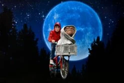 NECA E.T. The Extra-Terrestrial 40th Anniversary Elliot And E.T. On Bike 7" Scale Action Figure -Toy Sale Store hr neca55065 f