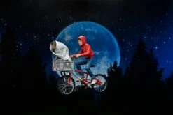 NECA E.T. The Extra-Terrestrial 40th Anniversary Elliot And E.T. On Bike 7" Scale Action Figure -Toy Sale Store hr neca55065 g