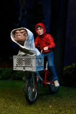 NECA E.T. The Extra-Terrestrial 40th Anniversary Elliot And E.T. On Bike 7" Scale Action Figure -Toy Sale Store hr neca55065 l