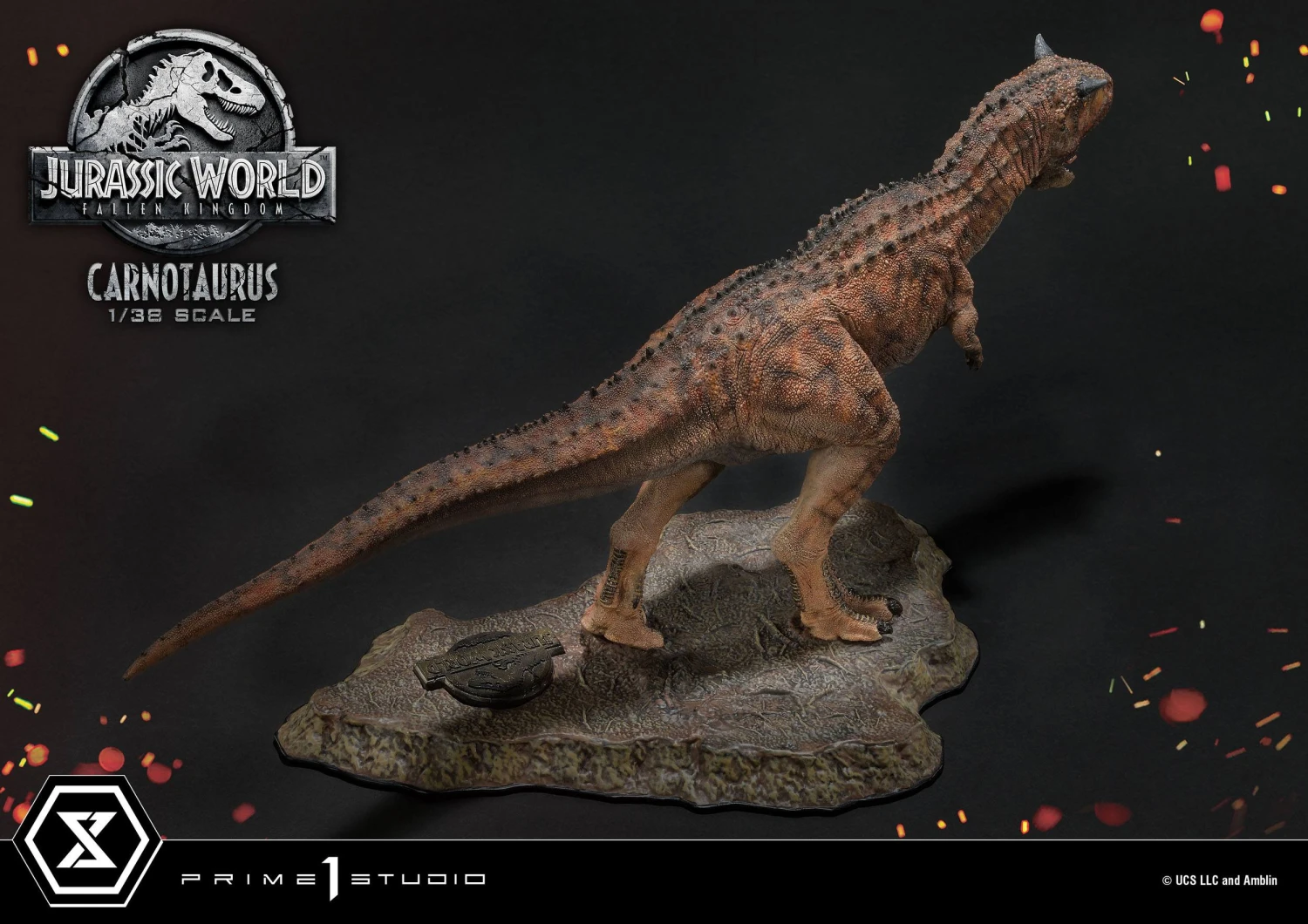 Jurassic World Fallen Kingdom Prime Collectibles PVC Statue 1/38 Scale Carnotaurus 13 Jurassic World Fallen Kingdom Prime Collectibles PVC Statue 1/38 Scale Carnotaurus - Image 11
