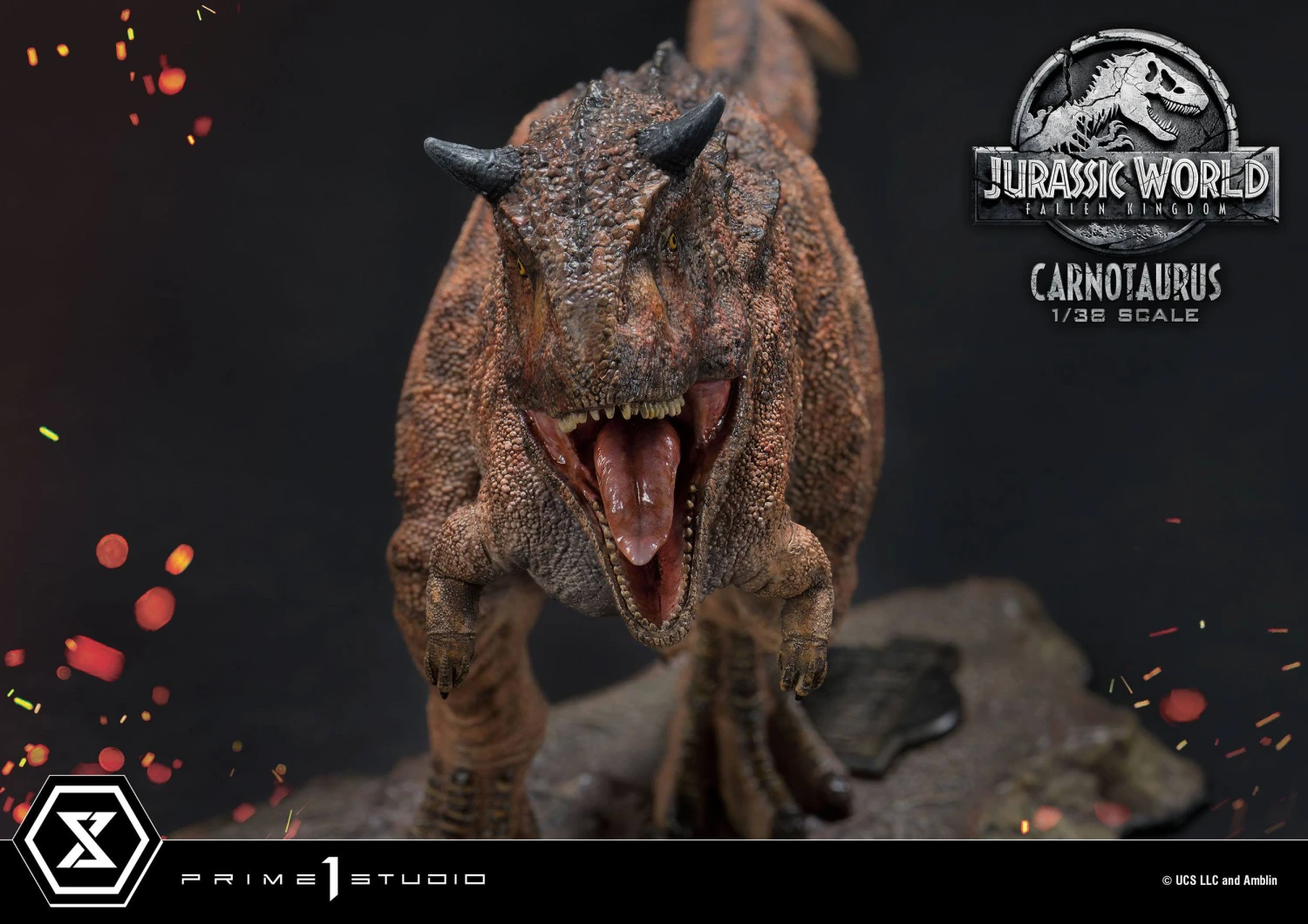Jurassic World Fallen Kingdom Prime Collectibles PVC Statue 1/38 Scale Carnotaurus 18 Jurassic World Fallen Kingdom Prime Collectibles PVC Statue 1/38 Scale Carnotaurus - Image 16