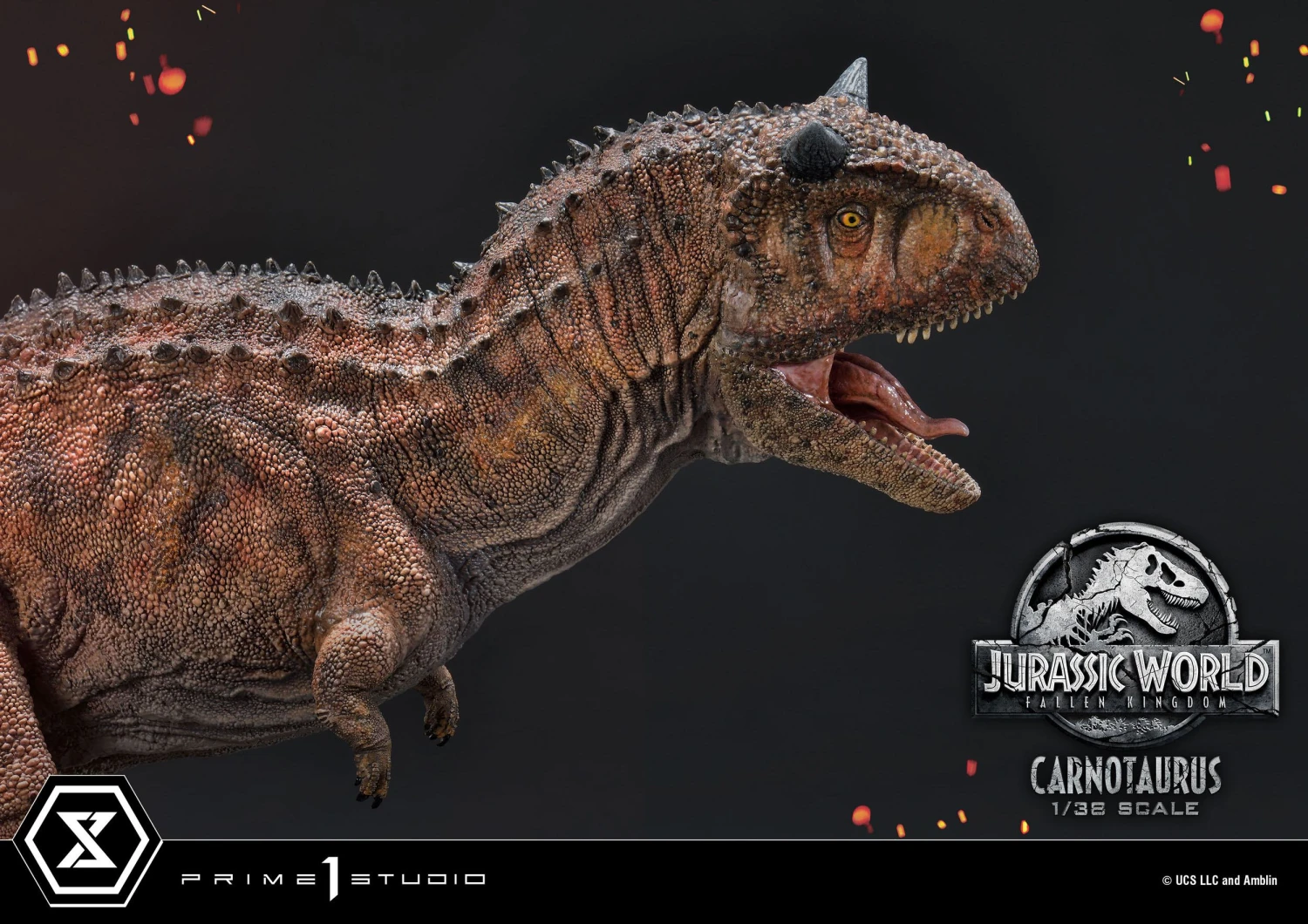 Jurassic World Fallen Kingdom Prime Collectibles PVC Statue 1/38 Scale Carnotaurus 19 Jurassic World Fallen Kingdom Prime Collectibles PVC Statue 1/38 Scale Carnotaurus - Image 17