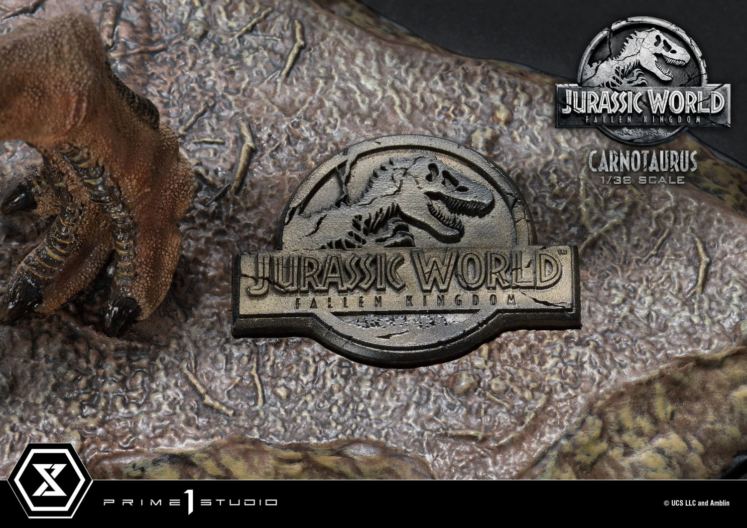 Jurassic World Fallen Kingdom Prime Collectibles PVC Statue 1/38 Scale Carnotaurus 8 Jurassic World Fallen Kingdom Prime Collectibles PVC Statue 1/38 Scale Carnotaurus - Image 6