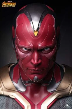 Queen Studios Marvel Avengers Life Size Vision Bust -Toy Sale Store hr qsvision g