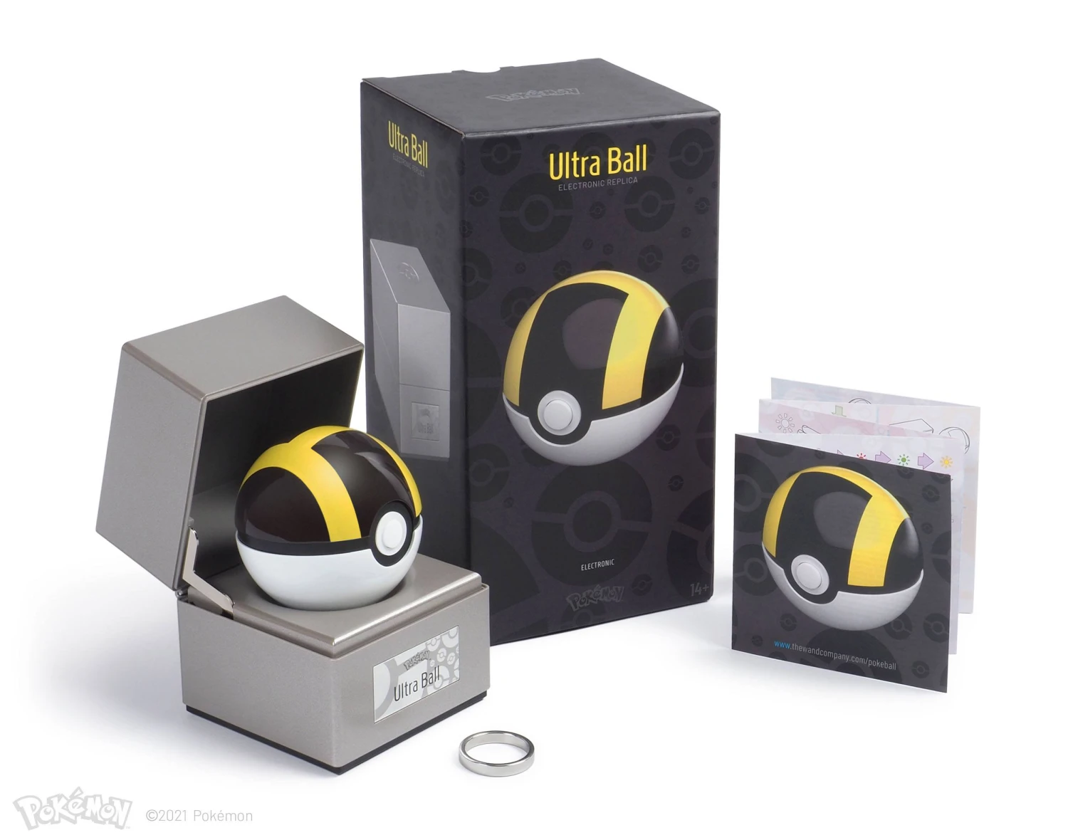 The Wand Company Pokémon Die-Cast Ultra Ball Replica