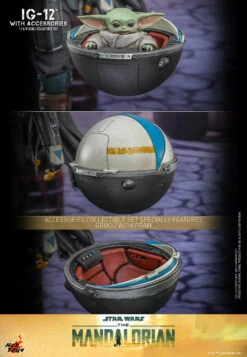Hot Toys 1/6th Scale The MandalorianIG-12 And Grogu With Accessories Figure Set -Toy Sale Store ig 12 with accessories star wars gallery 64909ca4604bc jpg